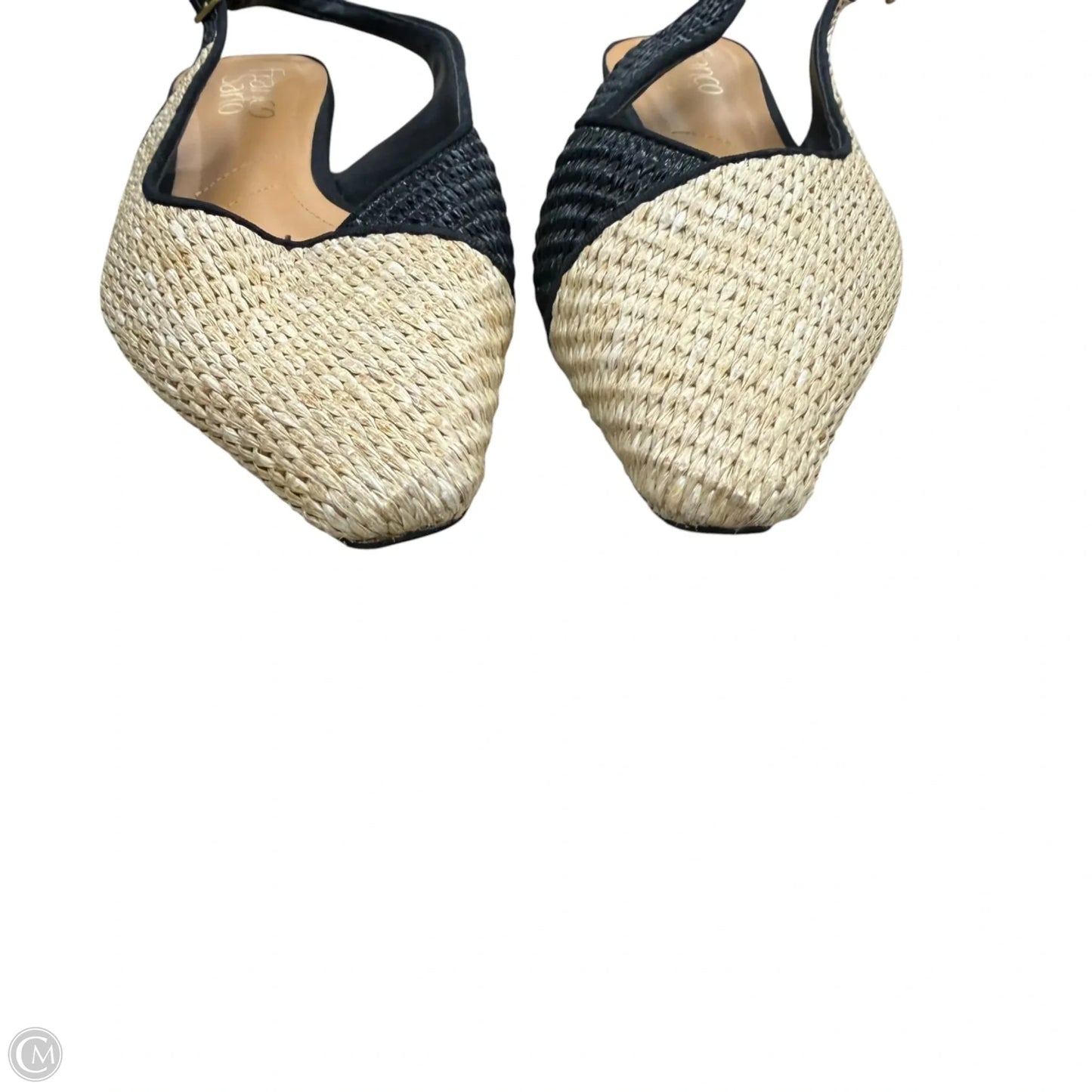 Shoes Flats By Franco Sarto In Black & Brown, Size: 7.5