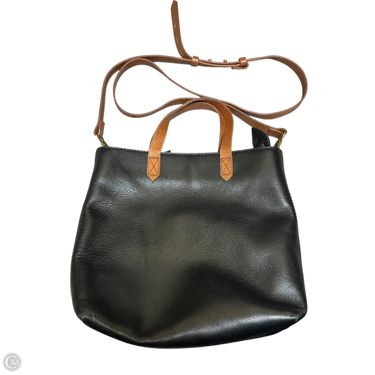 Crossbody Leather By Madewell, Size: Medium