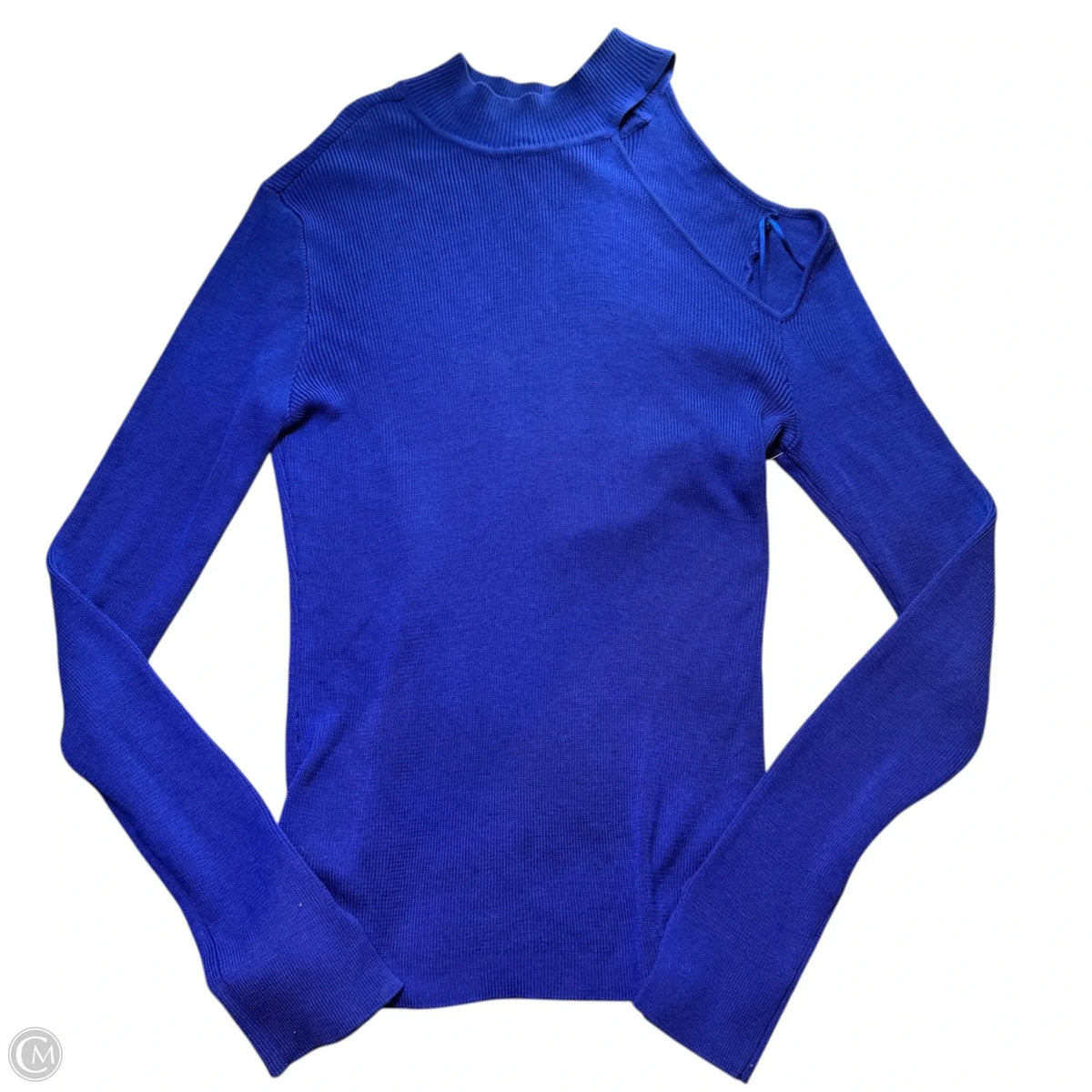 Top Long Sleeve Basic By Dynamite In Blue, Size: M
