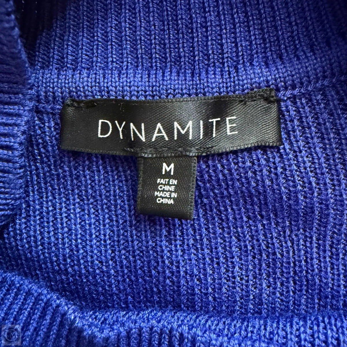 Top Long Sleeve Basic By Dynamite In Blue, Size: M