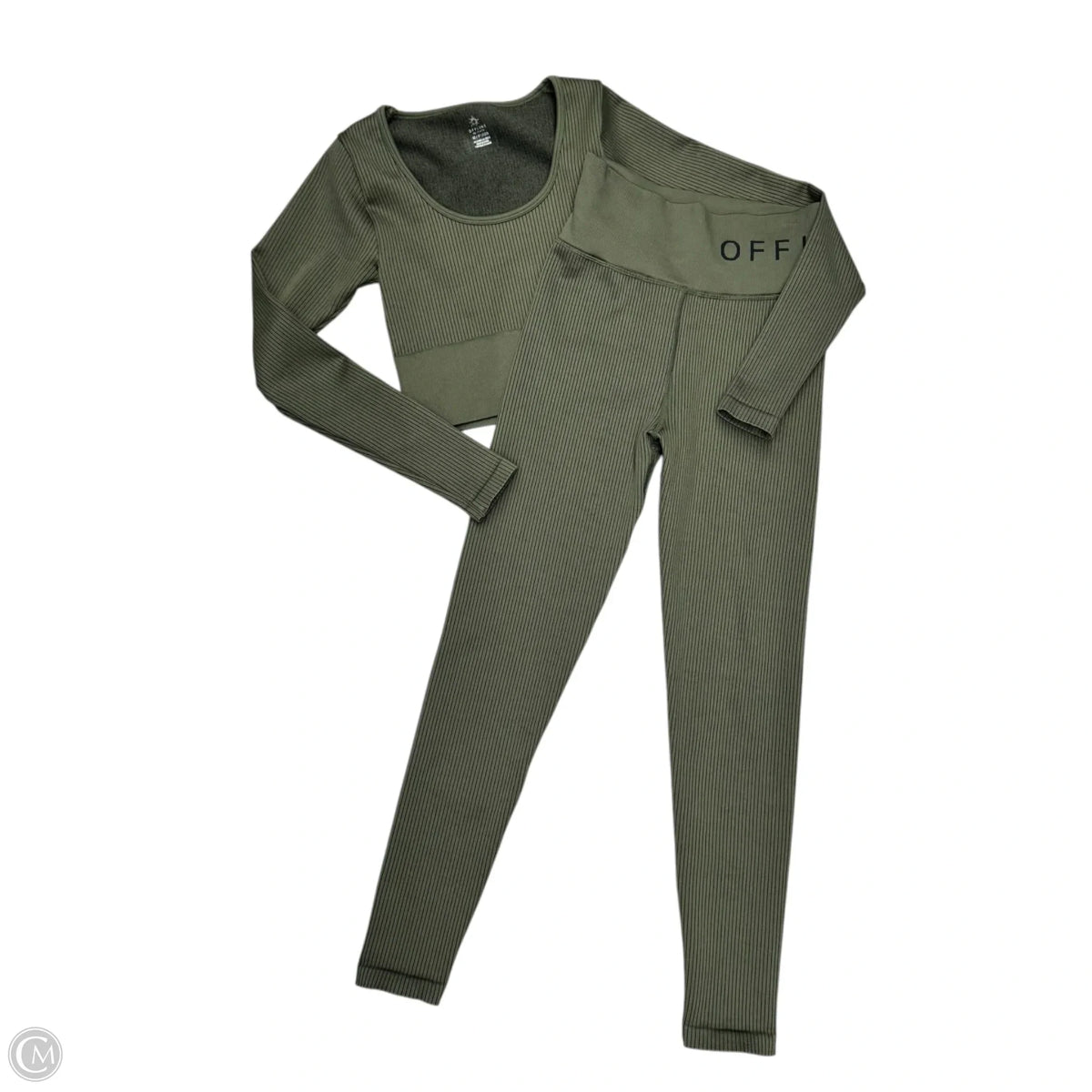 Athletic Pants 2pc By Offline In Green, Size: Xs