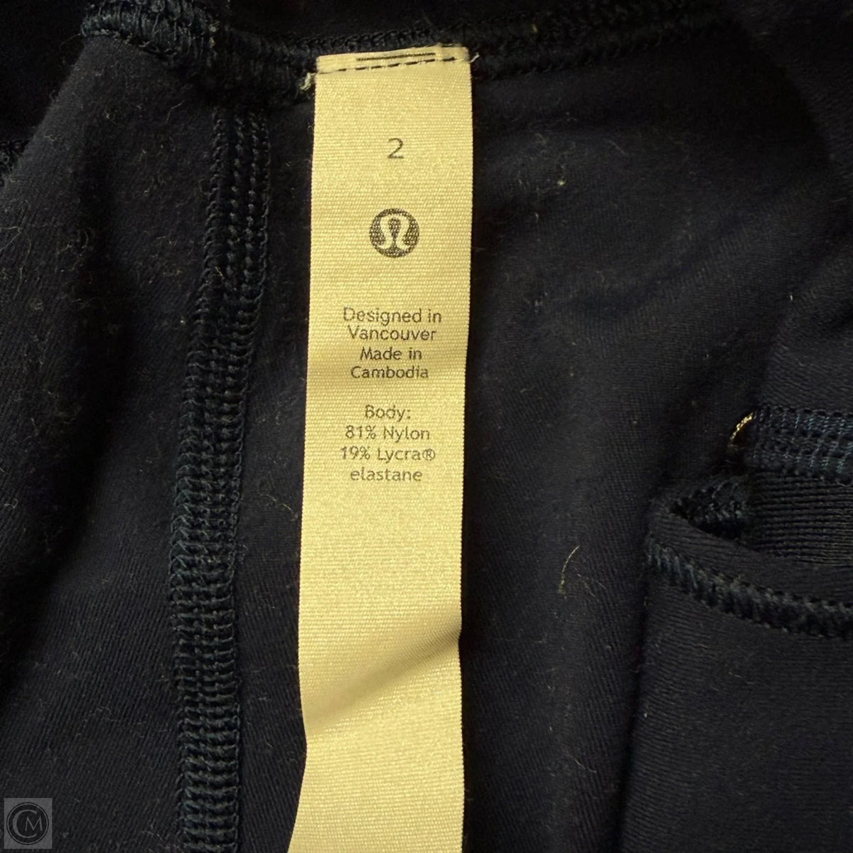 Athletic Leggings By Lululemon In Blue, Size: 2