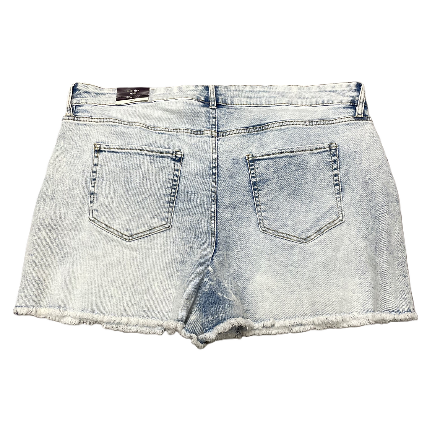 Denim Shorts By Ava & Viv, Size: 22w