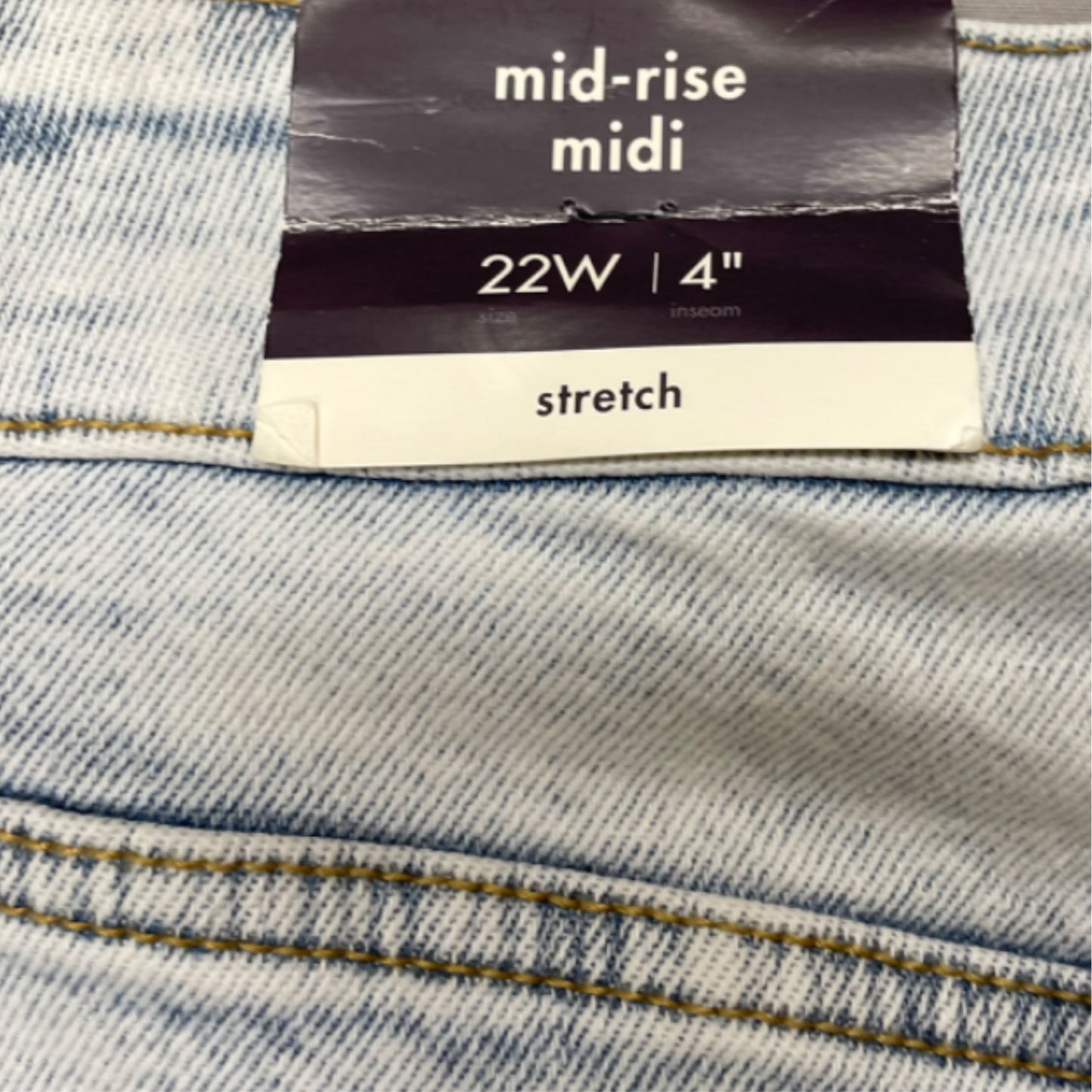 Denim Shorts By Ava & Viv, Size: 22w