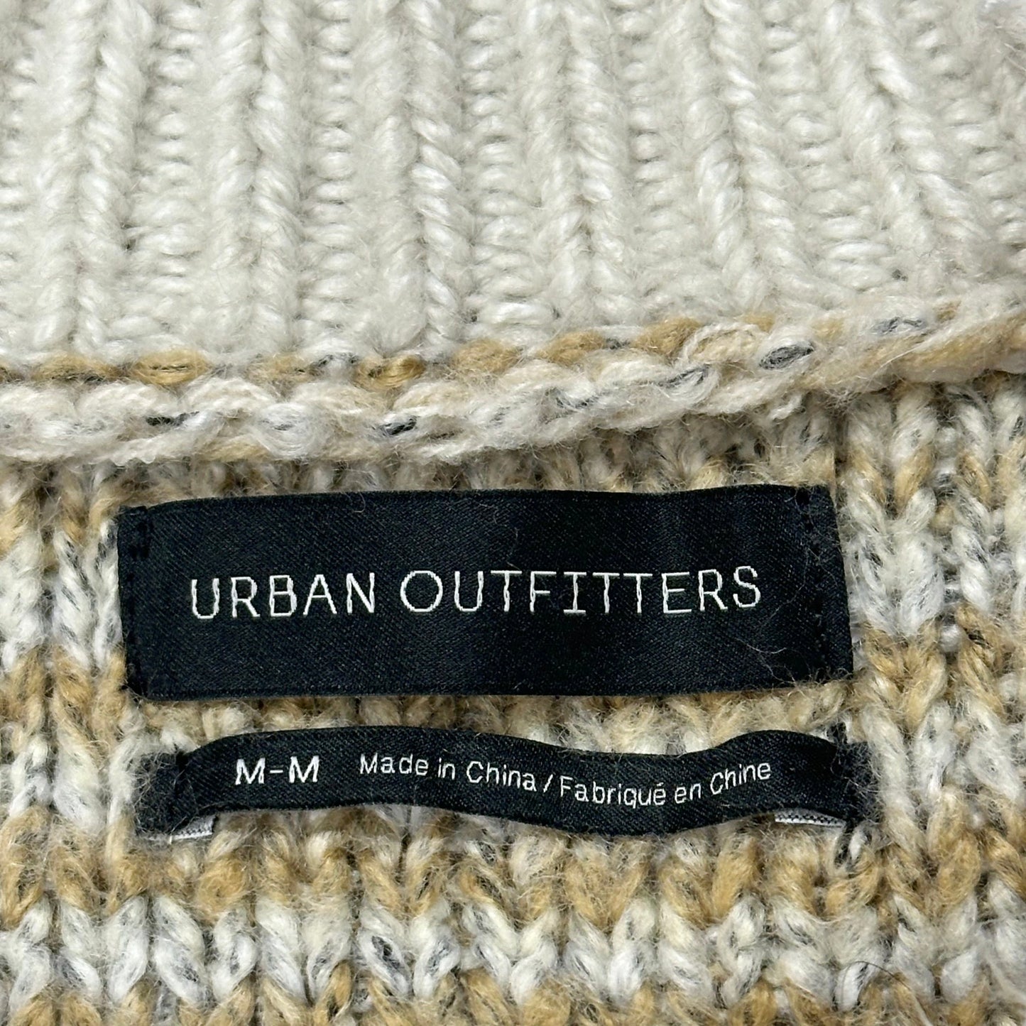 Sweater By Urban Outfitters In Oatmeal, Size: M