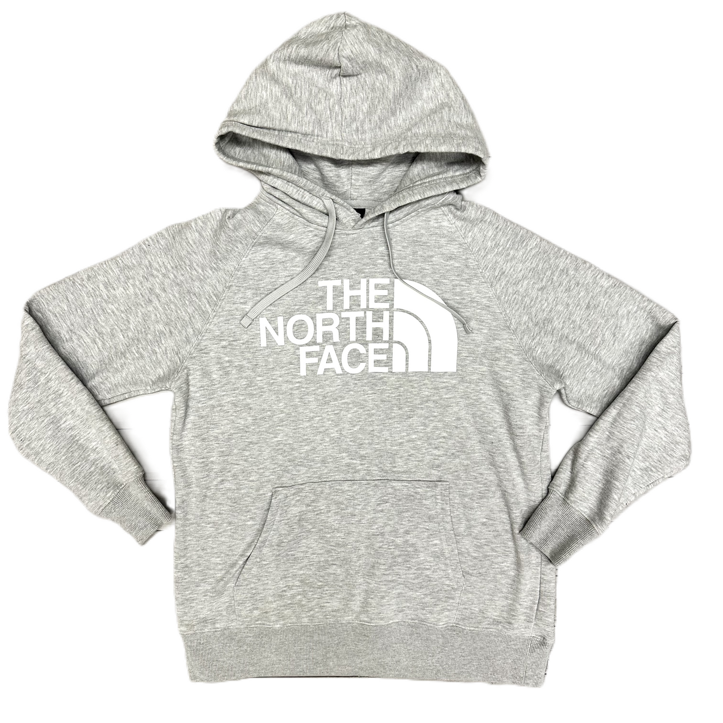 Sweatshirt Hoodie By The North Face In Grey & White, Size: M