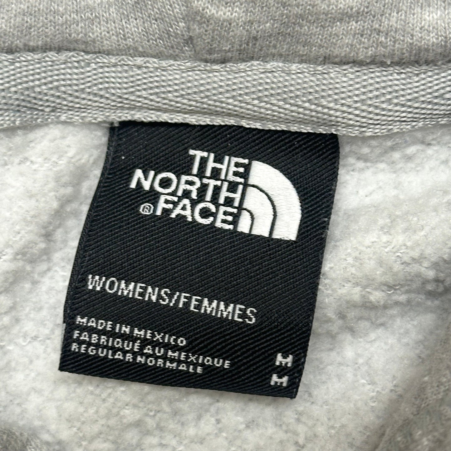 Sweatshirt Hoodie By The North Face In Grey & White, Size: M