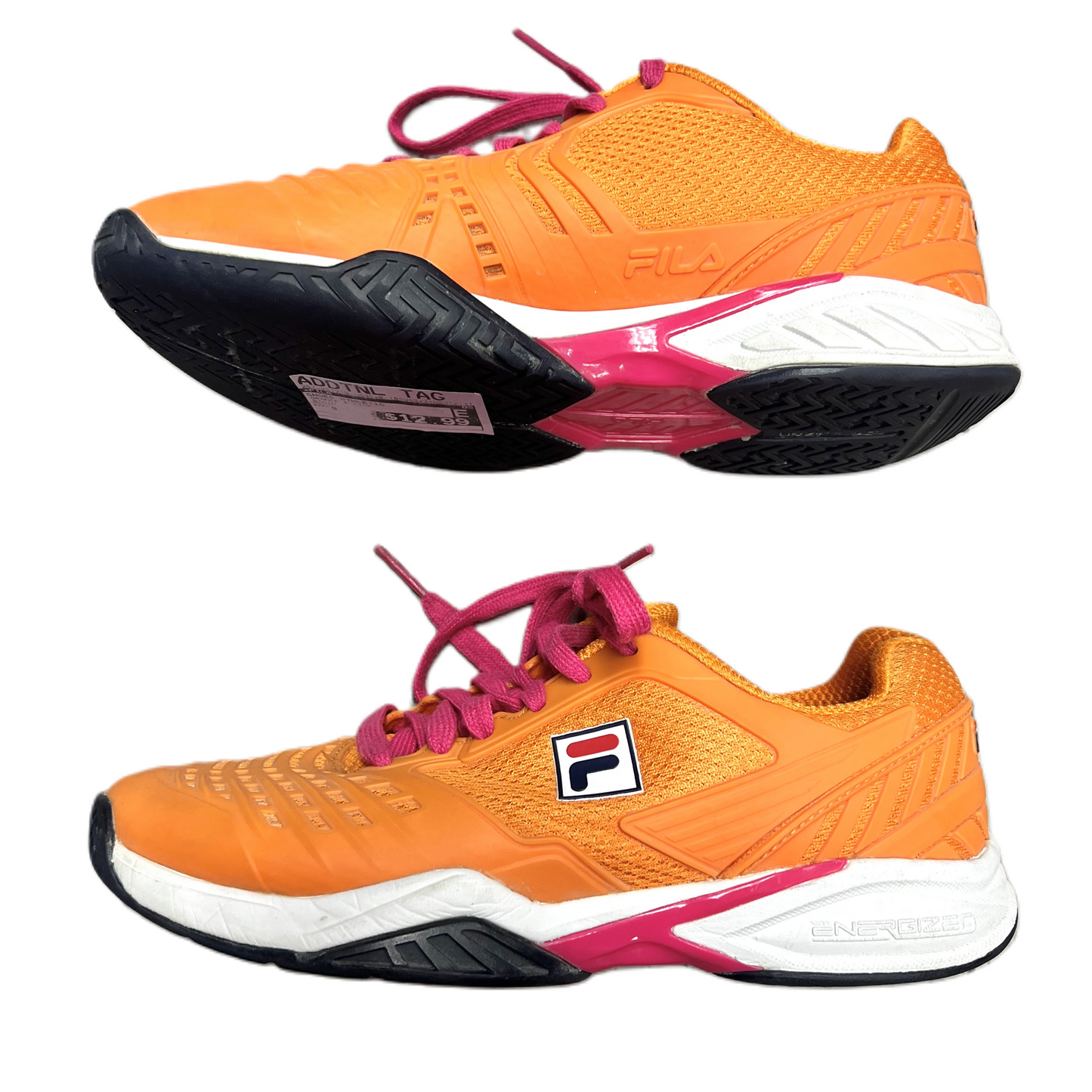 Shoes Athletic By Fila In Orange & Pink, Size: 8.5