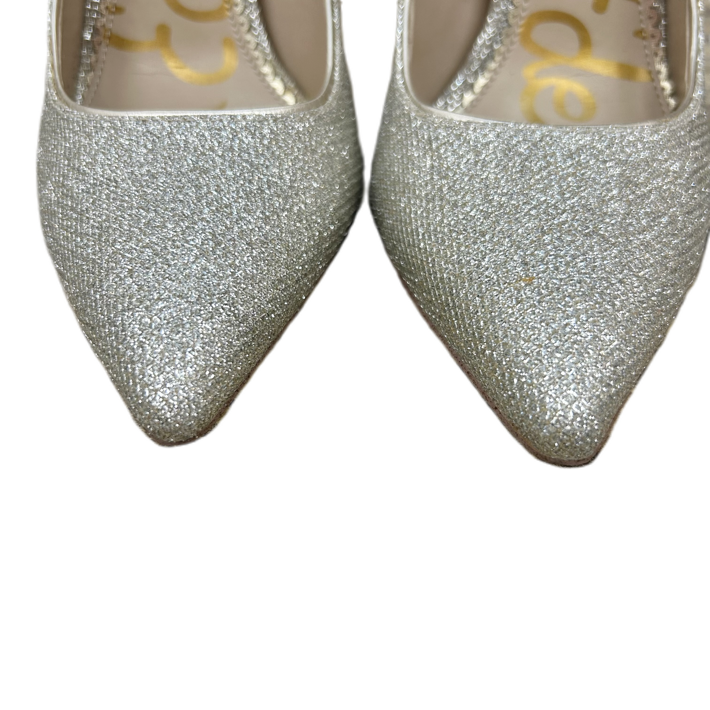 Gold Shoes Heels Stiletto By Sam Edelman, Size: 9