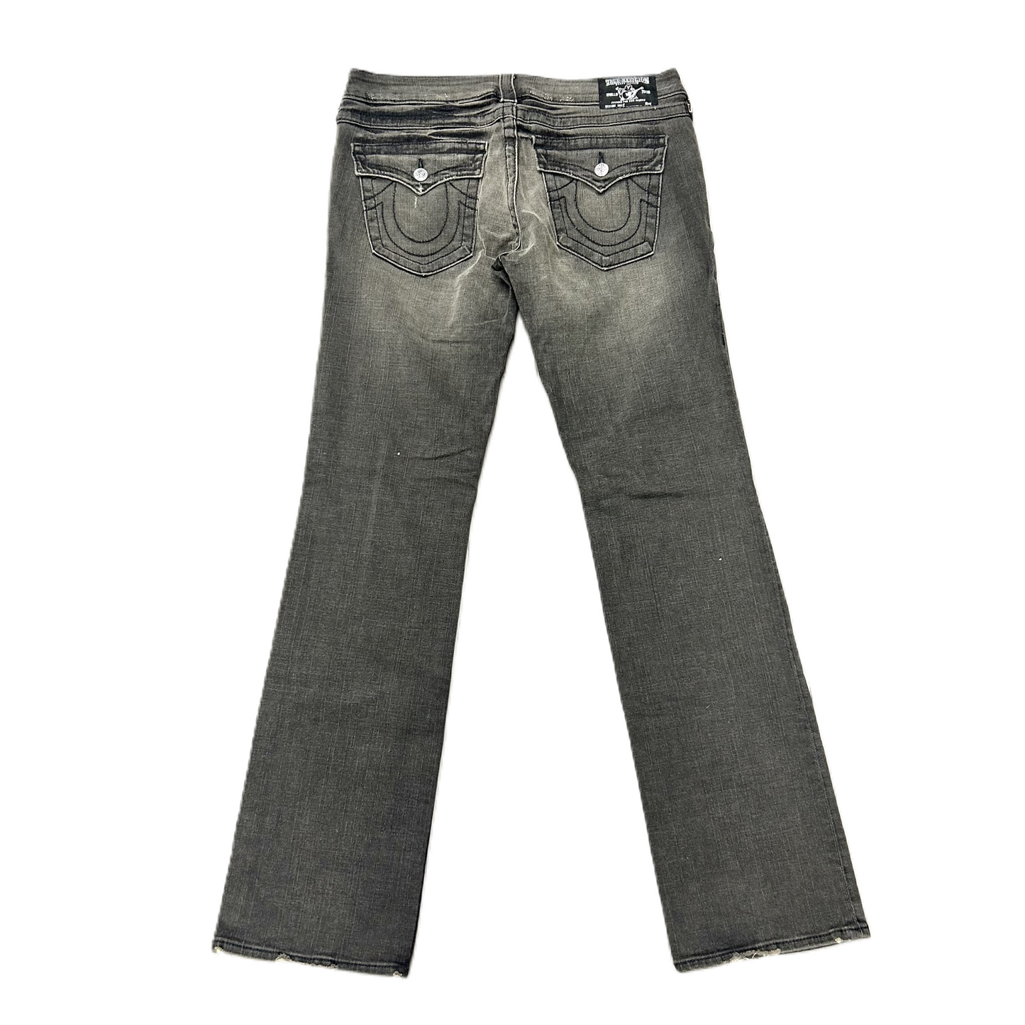 Black & Grey Jeans Designer By True Religion, Size: 14