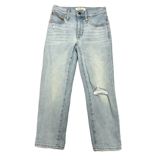 Blue Denim Jeans Straight By Madewell, Size: 00
