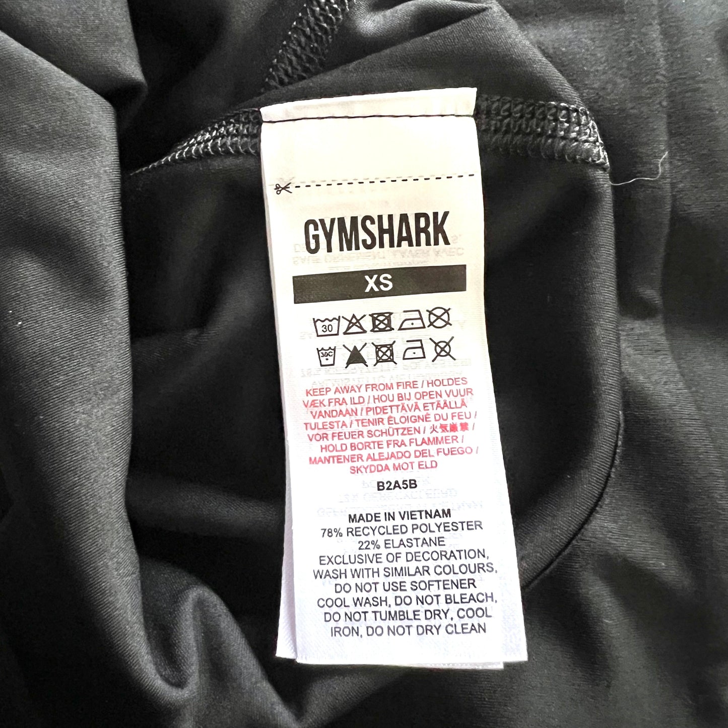 Athletic Shorts By Gym Shark In Black, Size: Xs