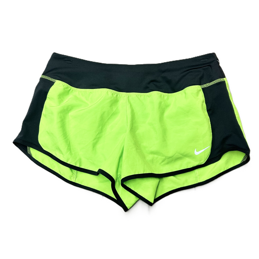 Athletic Shorts By Nike Apparel In Green, Size: M