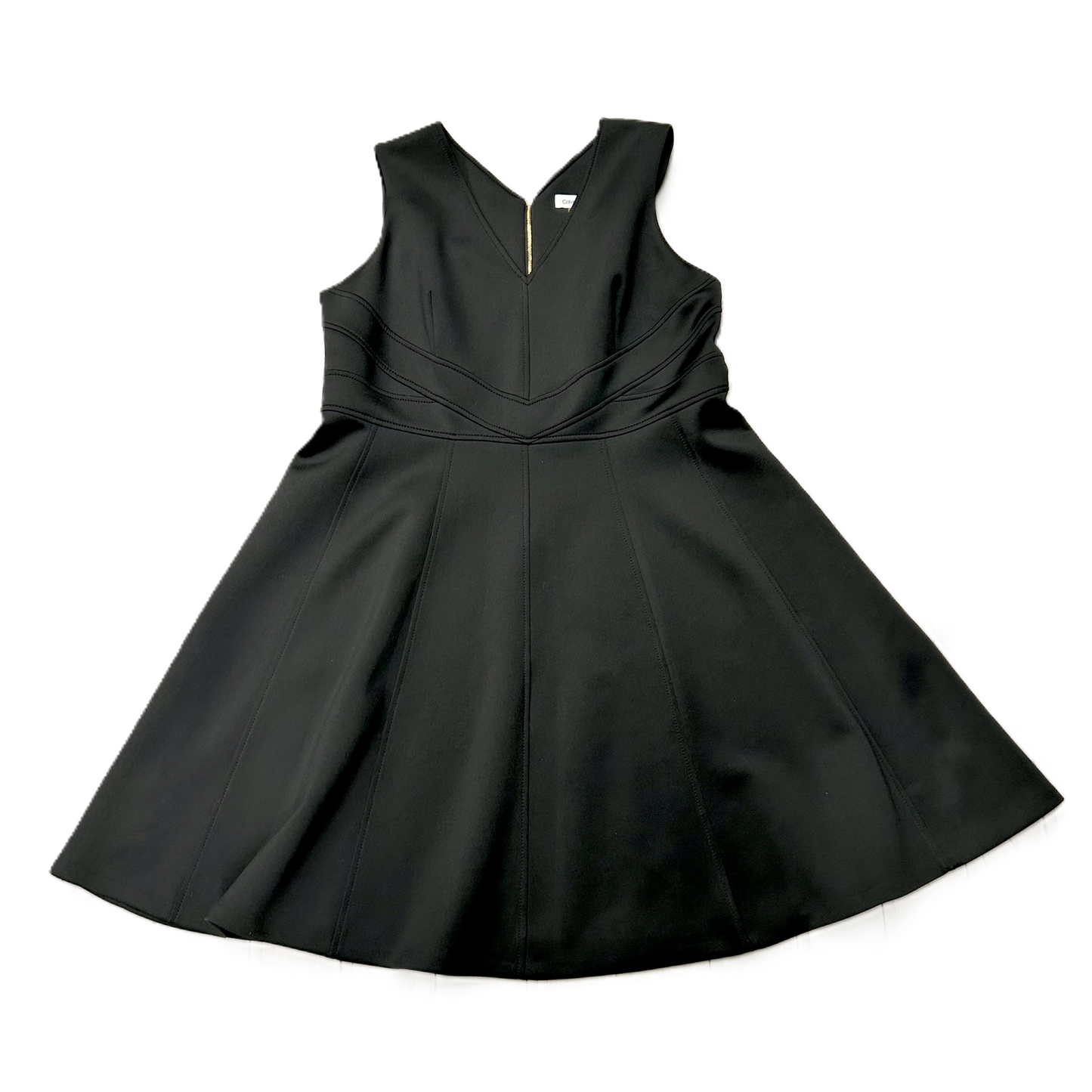 Dress Work By Calvin Klein In Black, Size: Xl