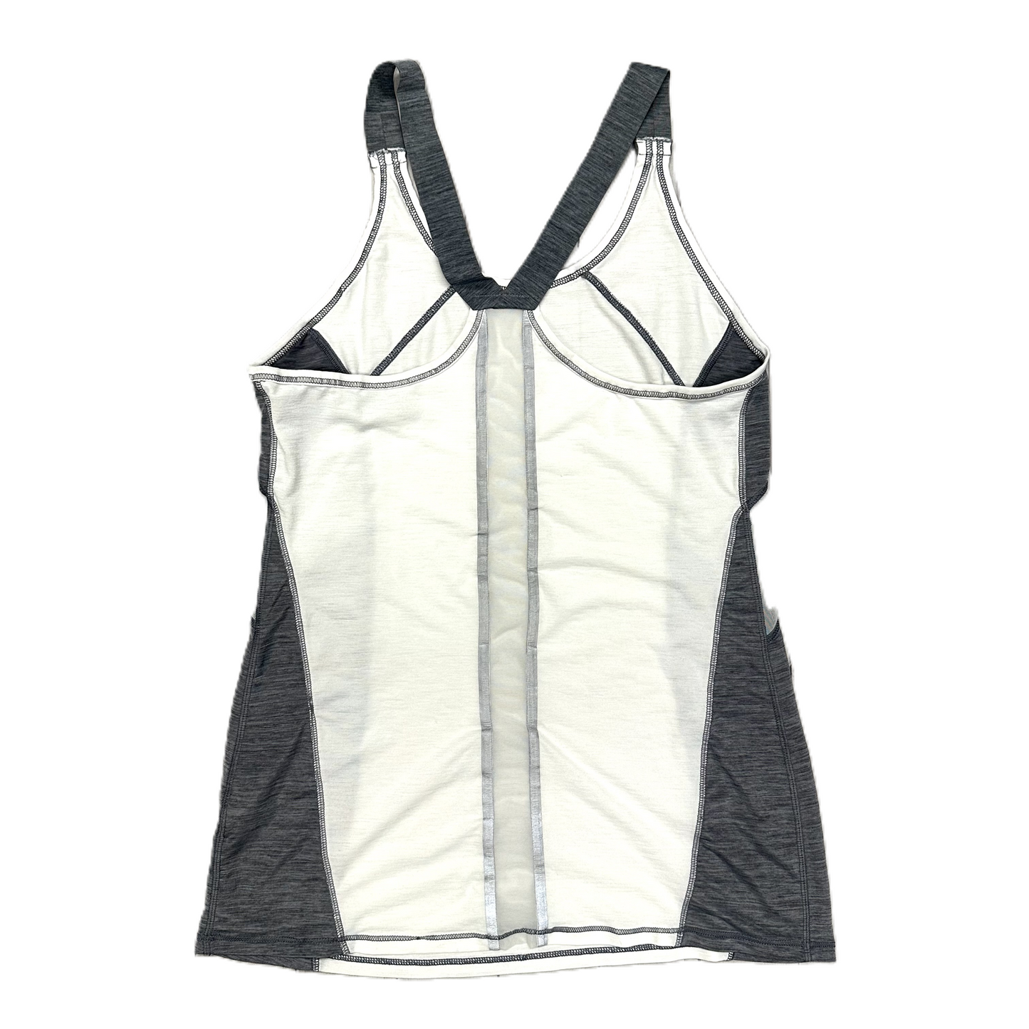 Athletic Tank Top By Athleta In Grey & White, Size: Xxs