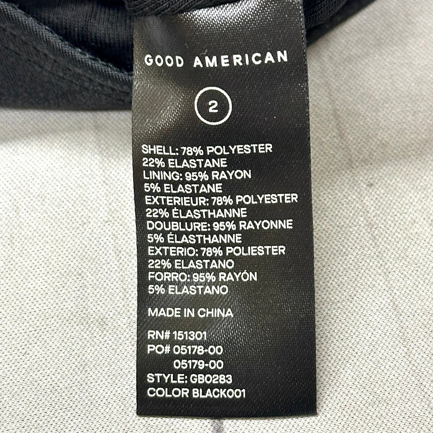 Bodysuit By Good American In Grey, Size: M