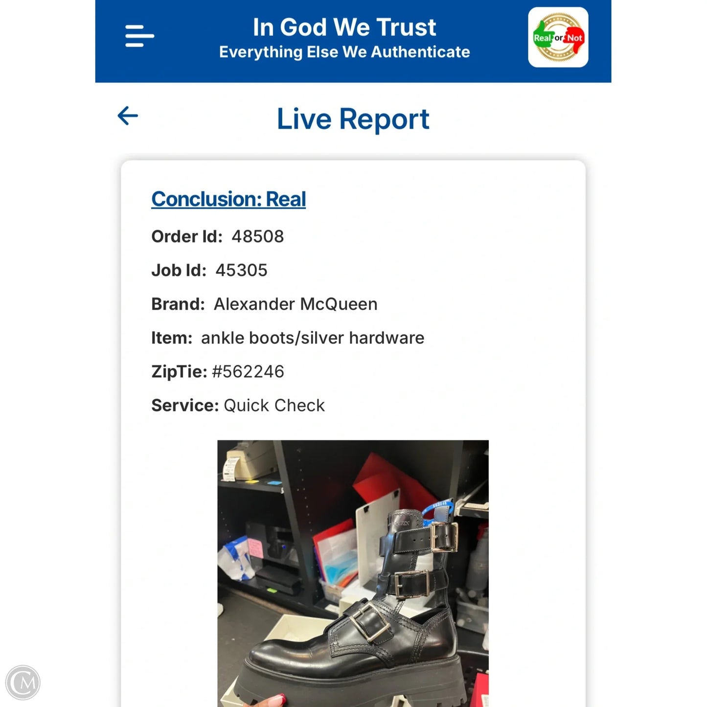 Boots Luxury Designer By Alexander Mcqueen In Black, Size: 9