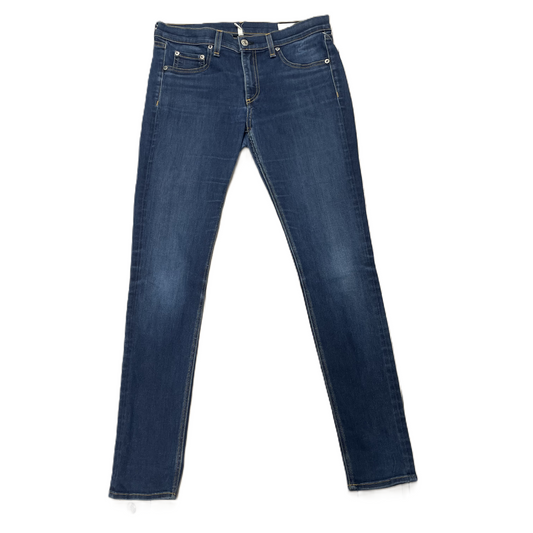 Jeans Skinny By Rag & Bones Jeans In Blue Denim, Size: 10