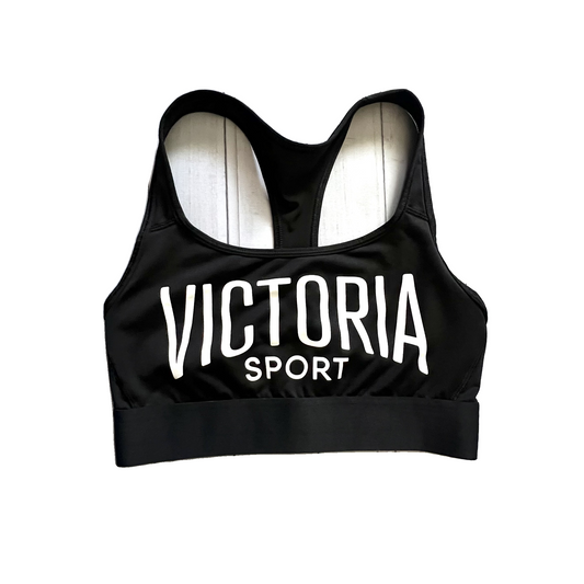 Athletic Bra By Victorias Secret In Black & White, Size: S