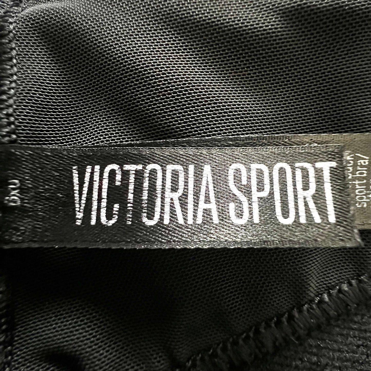 Athletic Bra By Victorias Secret In Black & White, Size: S