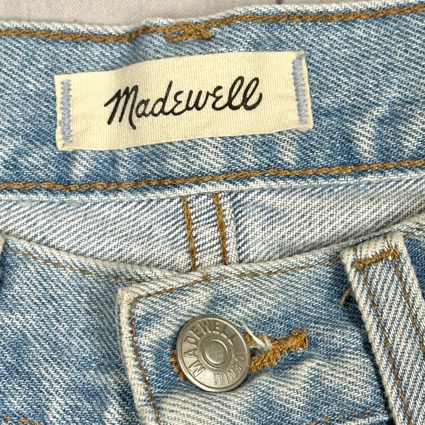 Jeans Boyfriend By Madewell In Blue Denim, Size: 2