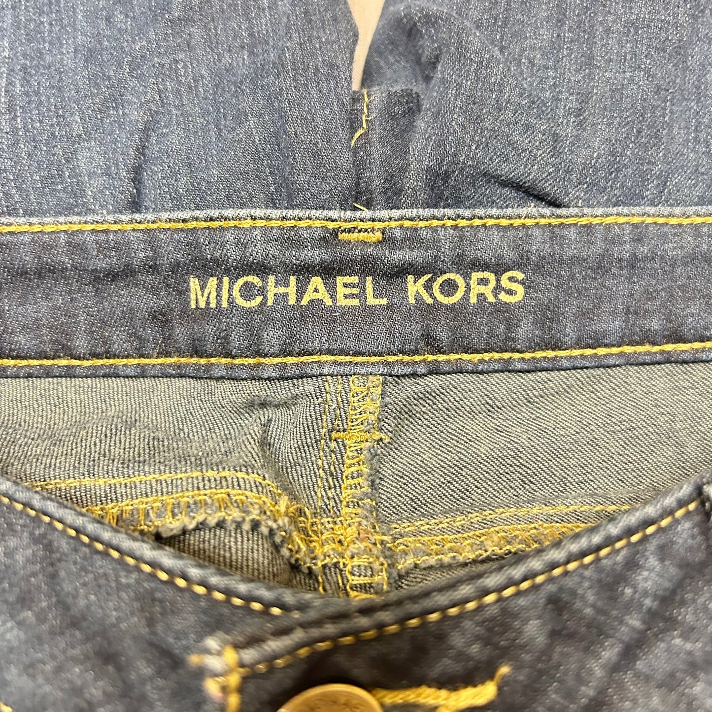 Jeans Designer By Michael Kors In Blue Denim, Size: 8