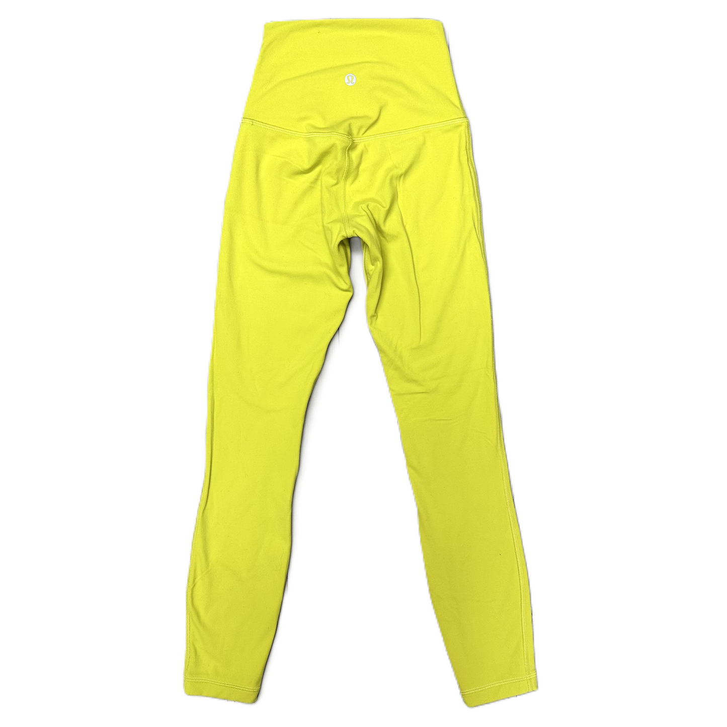 Athletic Leggings By Lululemon In Yellow, Size: Xs