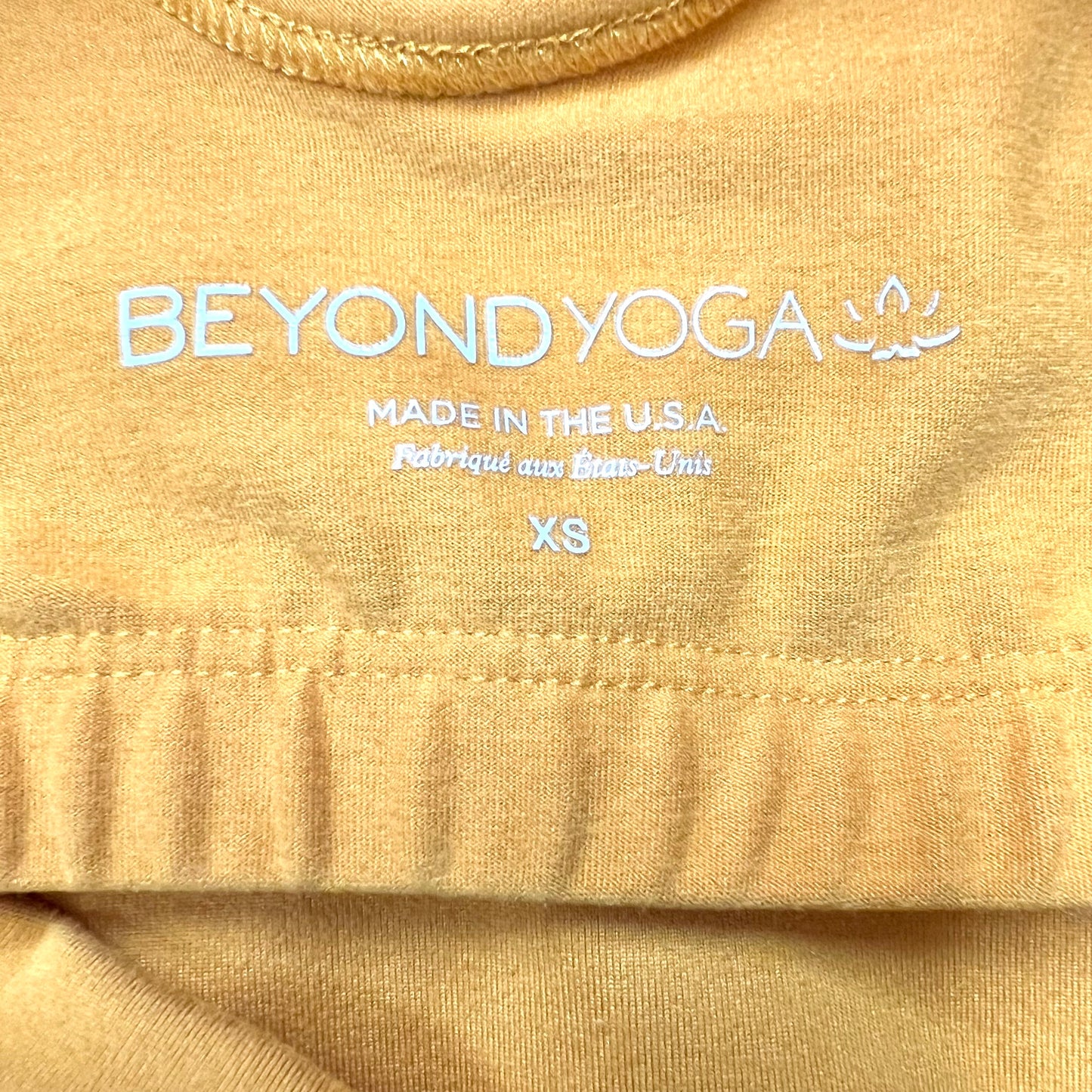 Athletic Bra By Beyond Yoga In Yellow, Size: Xs