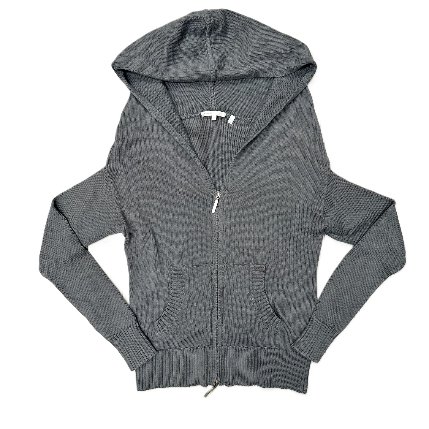 Sweatshirt Hoodie By Vince In Grey, Size: S