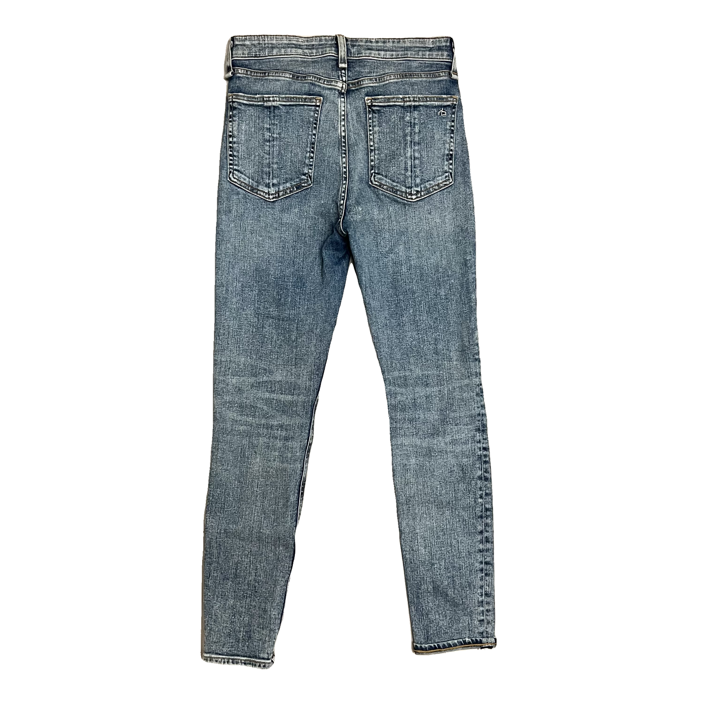 Jeans Skinny By Rag And Bone In Blue Denim, Size: 2