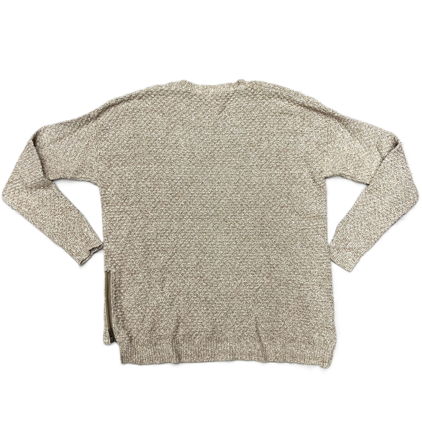 Sweater By Madewell In Tan & White, Size: M