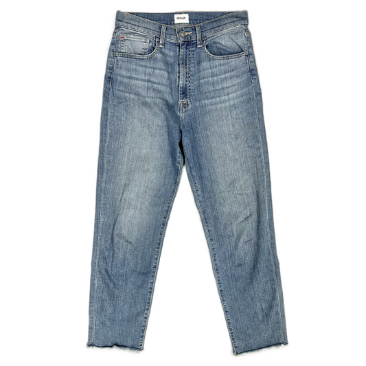 Jeans Straight By Hudson In Blue Denim, Size: 4