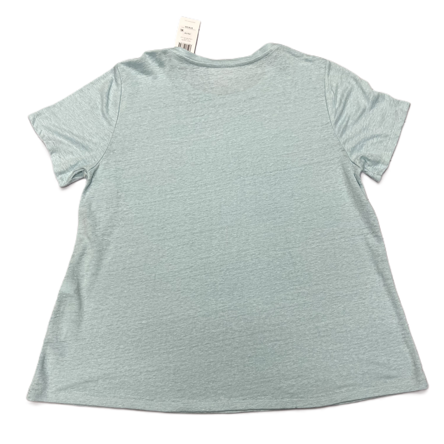 Blue Top Short Sleeve By Eileen Fisher, Size: Xs