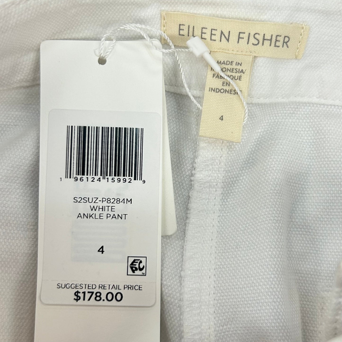 White Pants Chinos & Khakis By Eileen Fisher, Size: 4