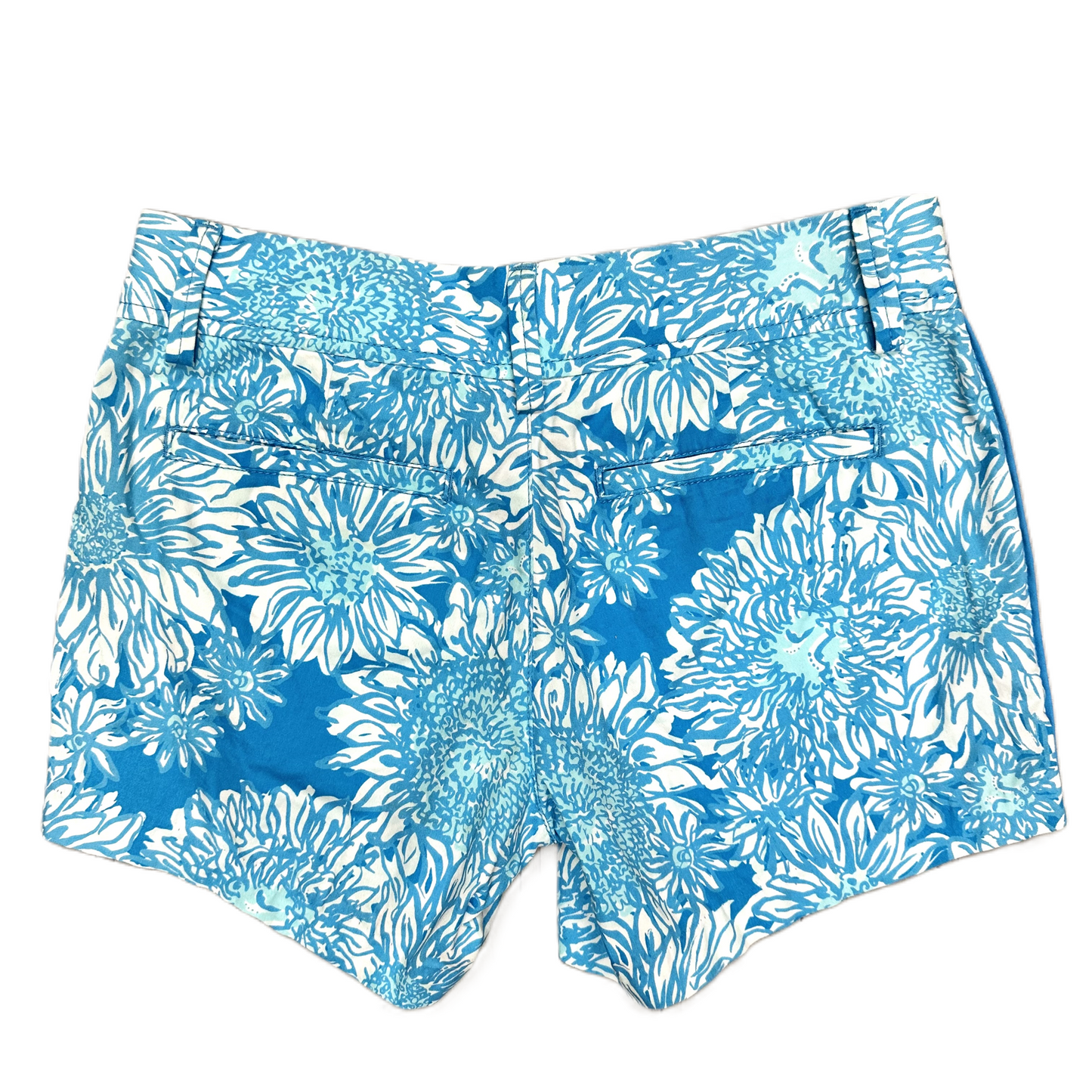 Shorts Designer By Lilly Pulitzer In Blue & White, Size: 0