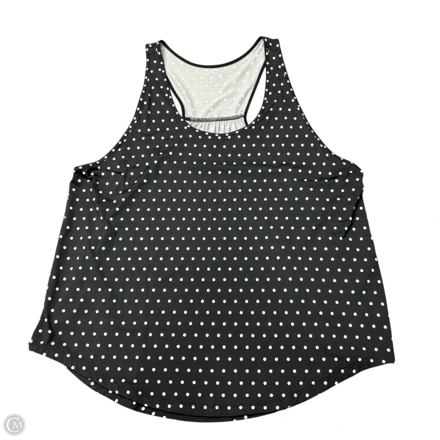Top Short Sleeve Designer By Kate Spade In Black & White, Size: L