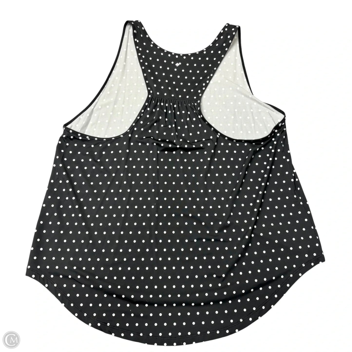 Top Short Sleeve Designer By Kate Spade In Black & White, Size: L