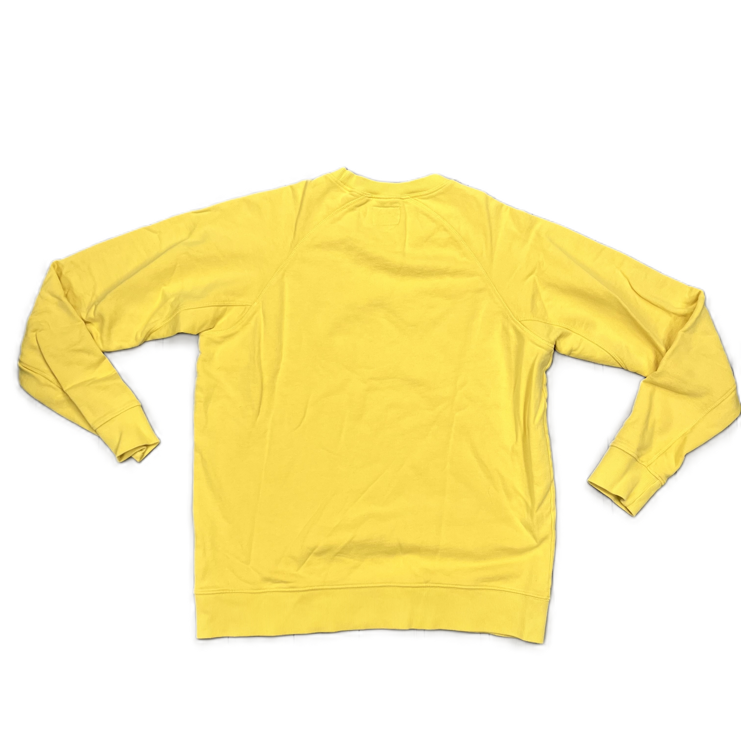 Sweatshirt Crewneck By Pact In Yellow, Size: L