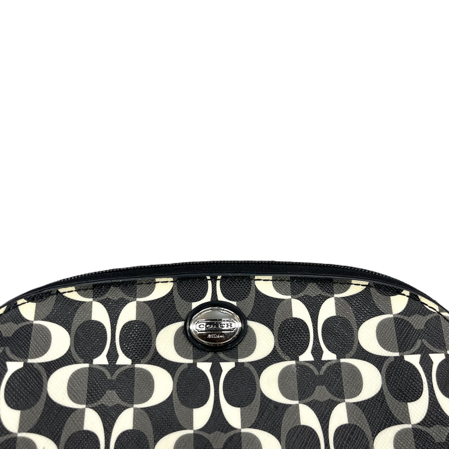 Makeup Bag Designer By Coach, Size: Medium