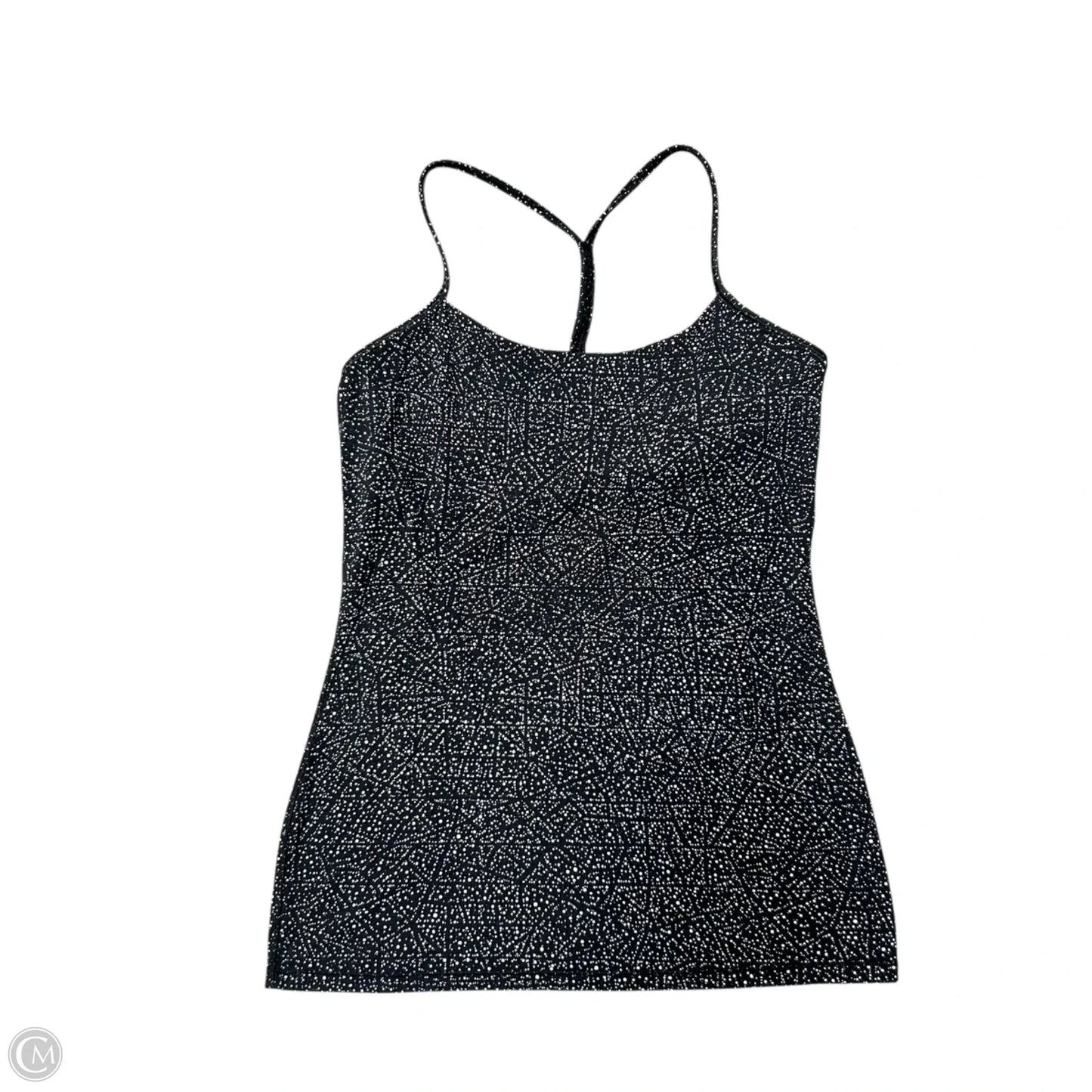 Athletic Tank Top By Lululemon In Black & White, Size: 6