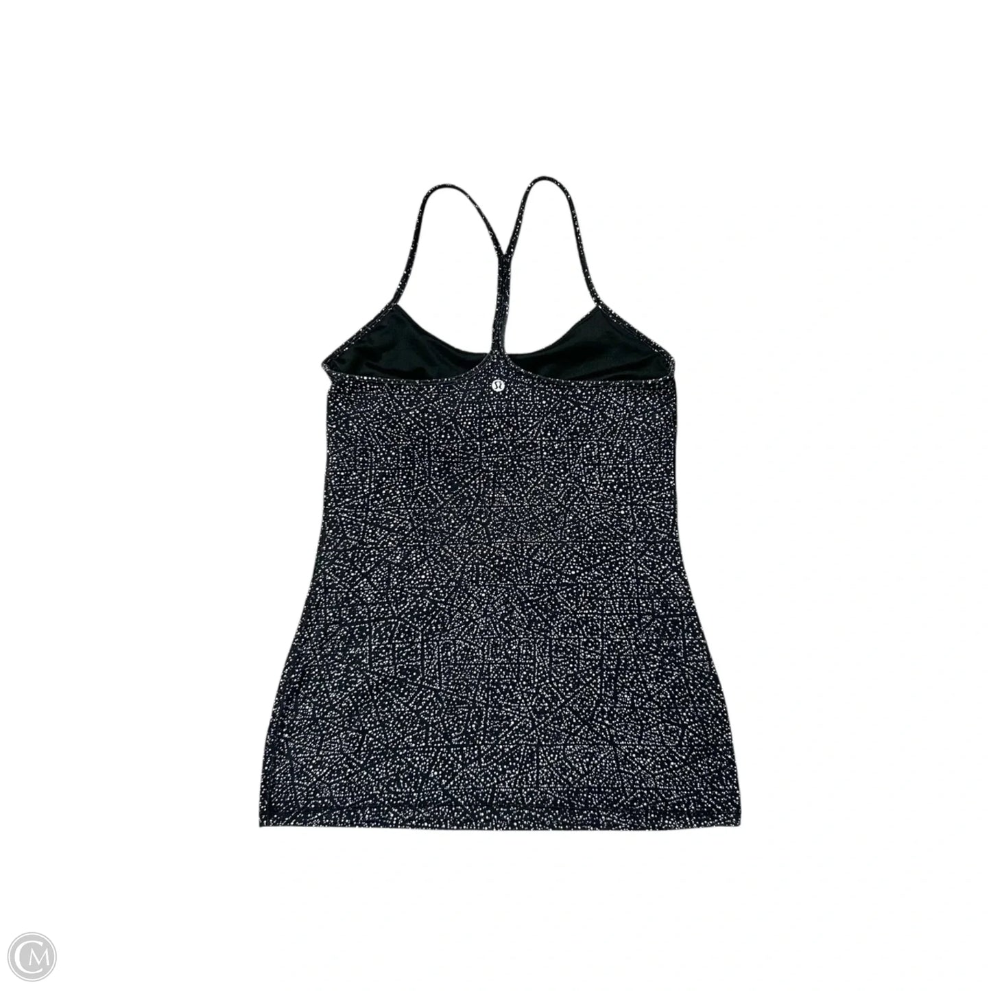 Athletic Tank Top By Lululemon In Black & White, Size: 6