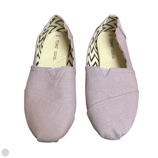 Shoes Flats By Toms In Purple, Size: 8.5
