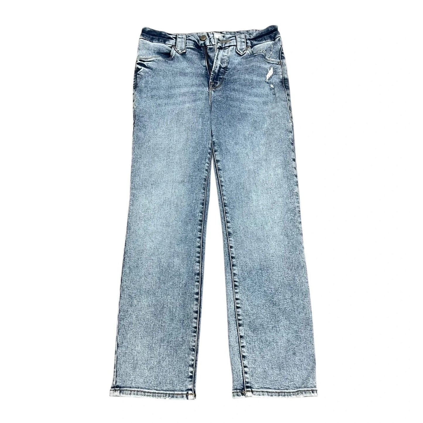 Jeans Straight By Good American In Blue Denim, Size: 6