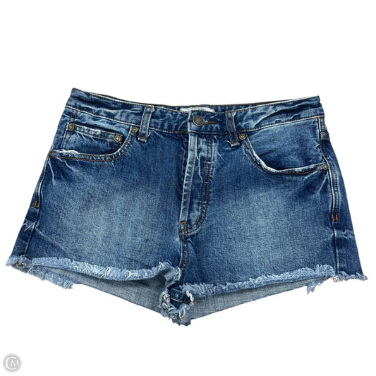 Shorts By Free People In Blue Denim, Size: 6
