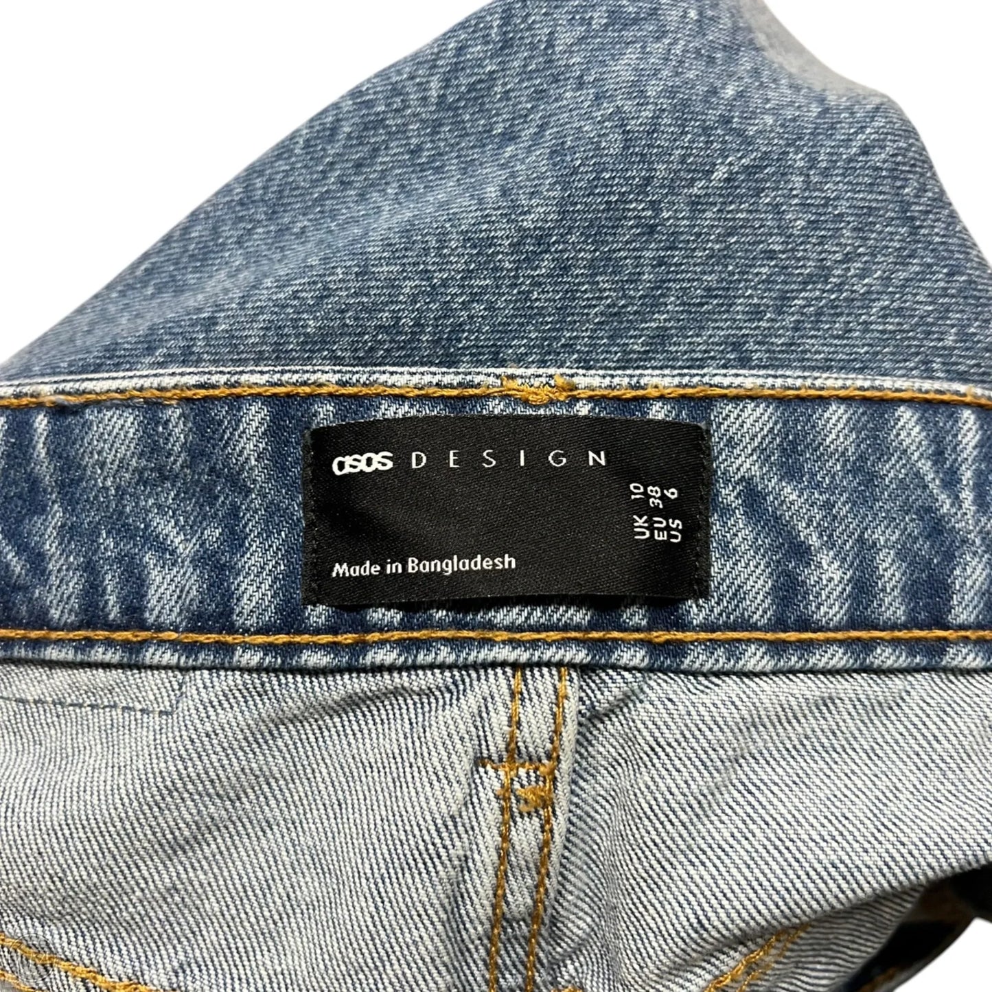 Jeans Boyfriend By Asos In Blue Denim, Size: 6