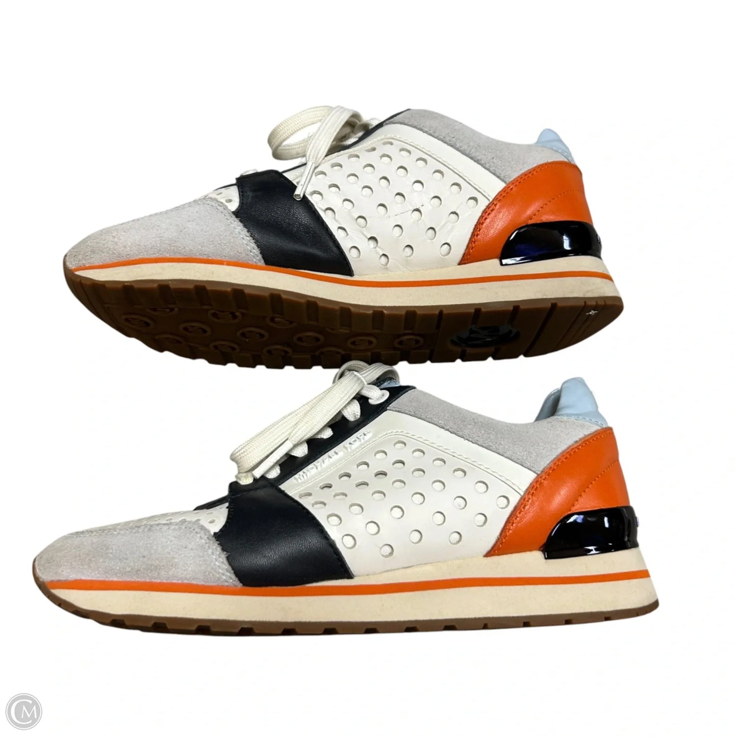 Shoes Sneakers By Michael By Michael Kors In Blue & Orange, Size: 6.5