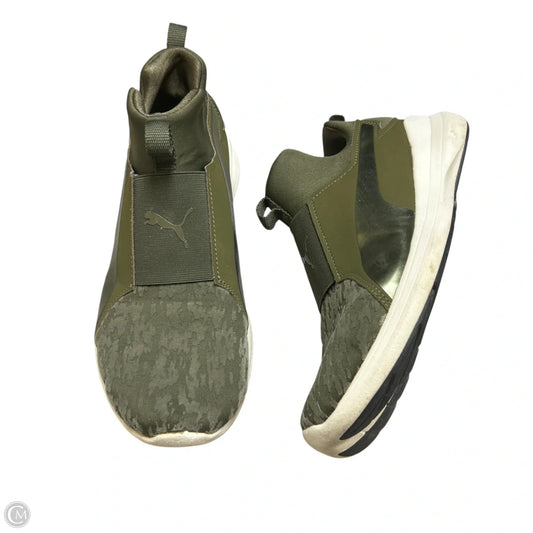 Shoes Athletic By Puma In Green, Size: 7.5