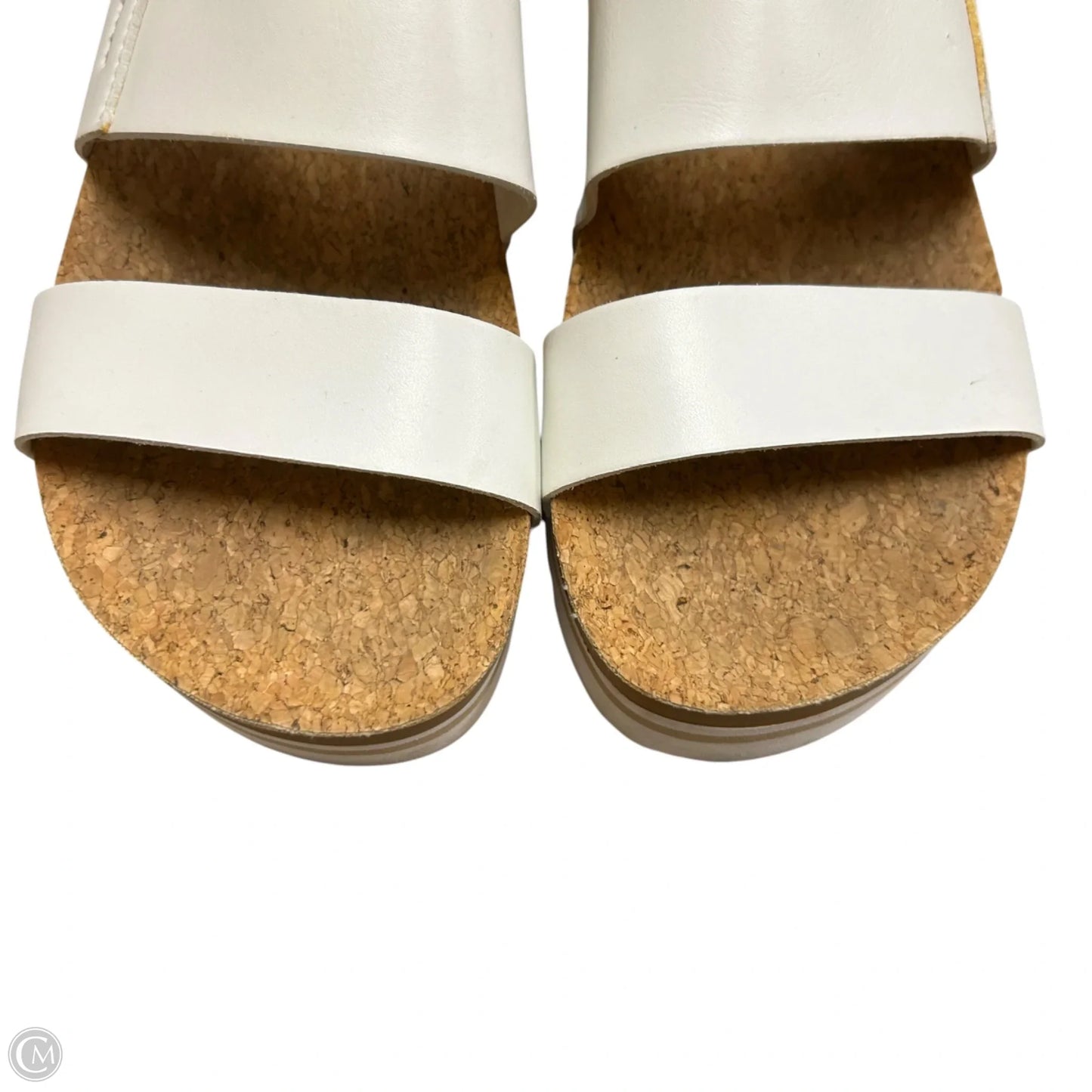 Sandals Heels Platform By Reef In White, Size: 7