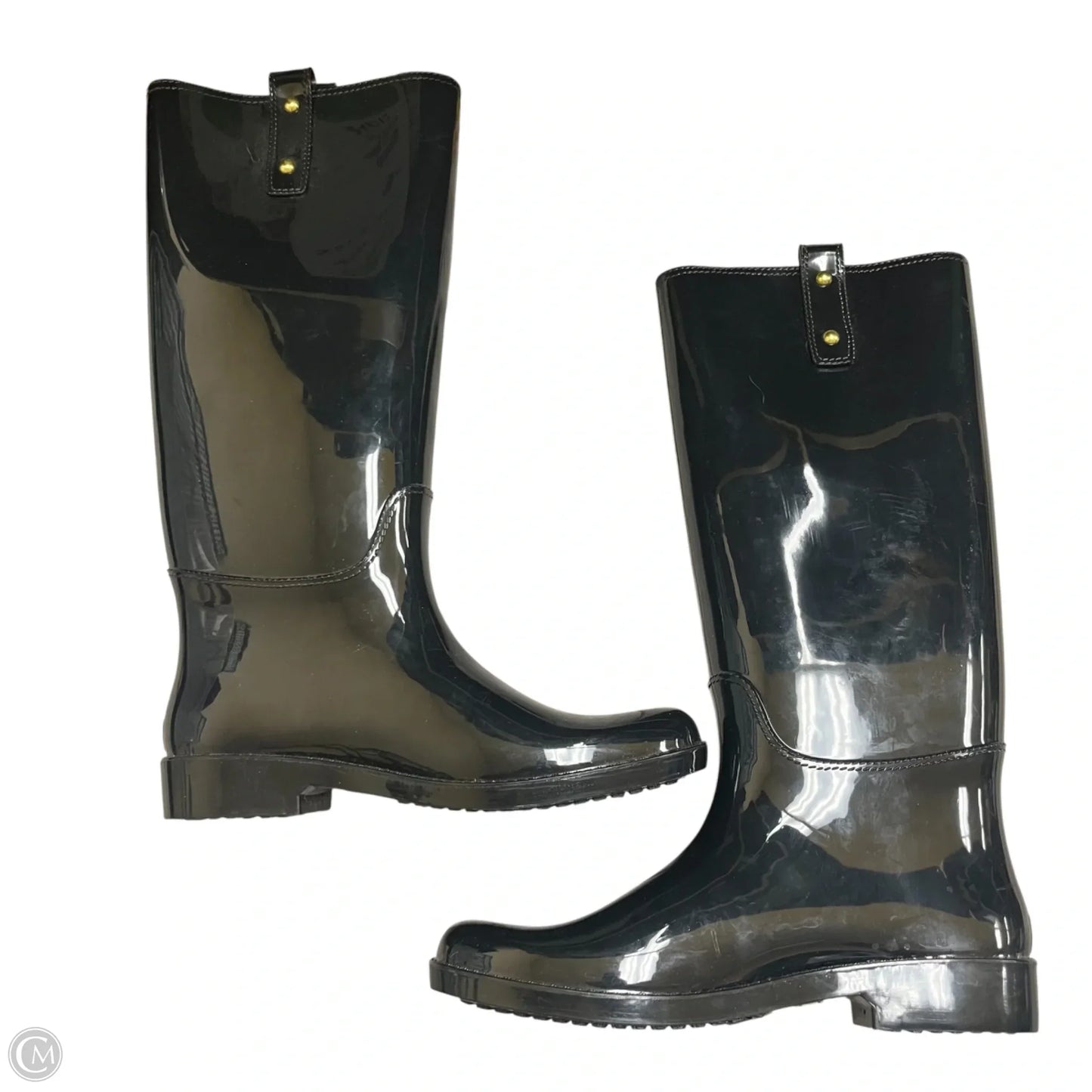 Boots Designer By Coach In Black, Size: 10