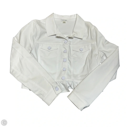 Jacket Other By Calvin Klein In White, Size: S